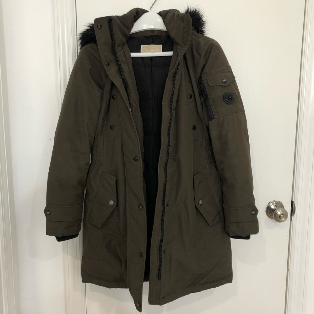 Michael Kors Hooded Parka Coat